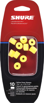 SHURE EAYLF1-10 насадки поролоновые для ушных мониторов SCL и SE кроме SE102 (5 пар)