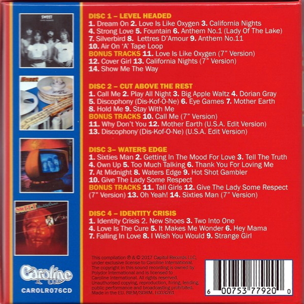 Sweet / The Polydor Albums (4CD)