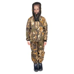 Костюм летний Детский Антигнус-Люкс с ловушками и пыльниками цвет Светлый Лес ткань Смесовая