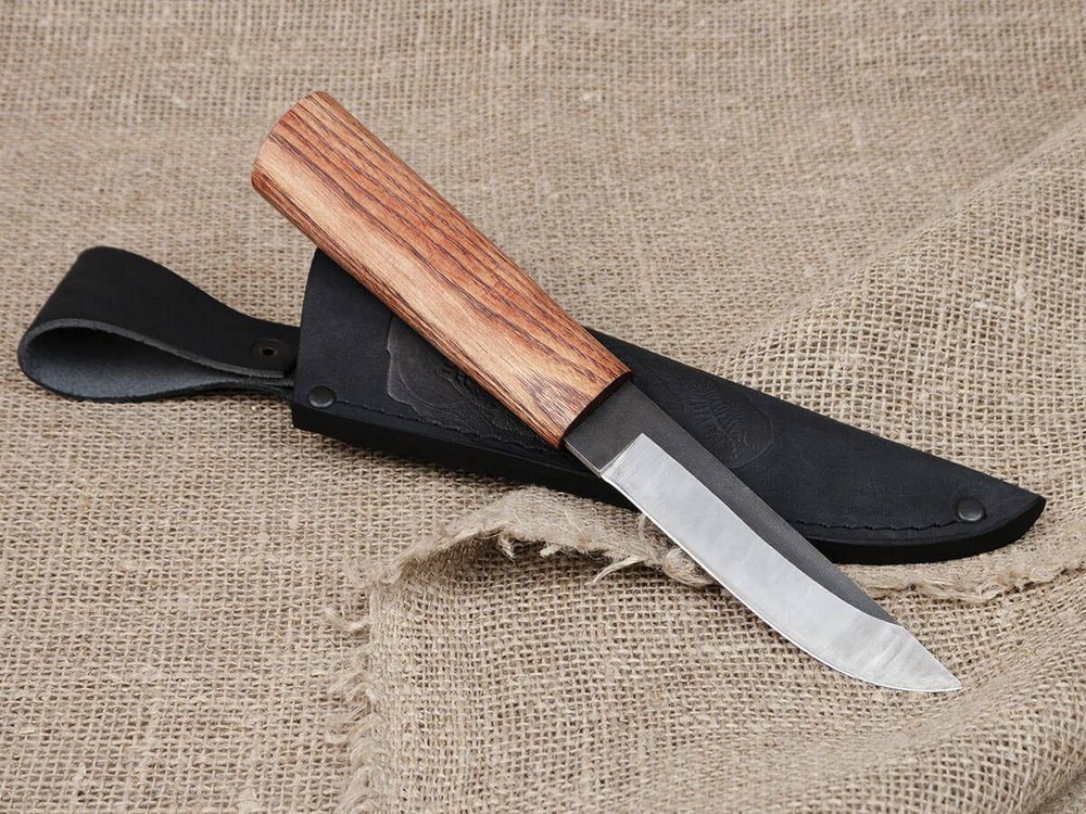 Нож Ханты-Манси, сталь Х12МФ, рукоять ясень