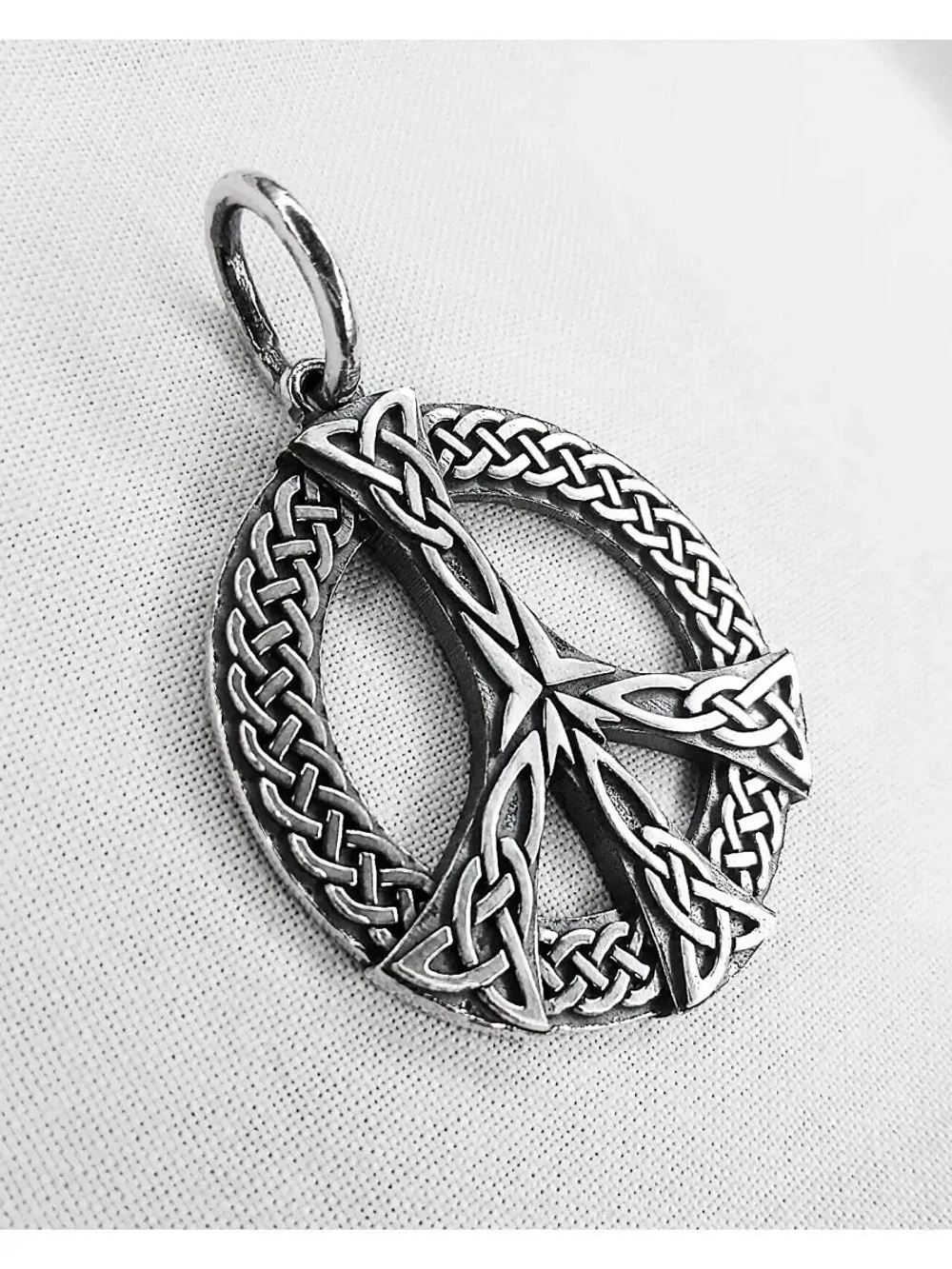 Серебряная подвеска Пацифик черненая