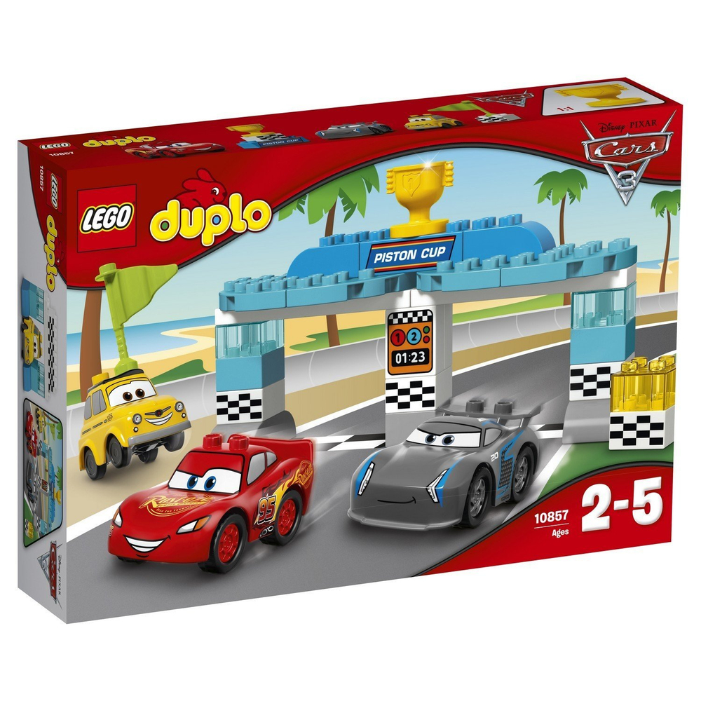 LEGO Duplo: Тачки: Гонка за Кубок Поршня 10857 — Cars Piston Cup Race — Лего Дупло