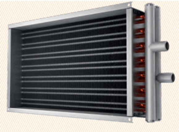 Нагреватель водяной двухрядный NPW 70-40/2