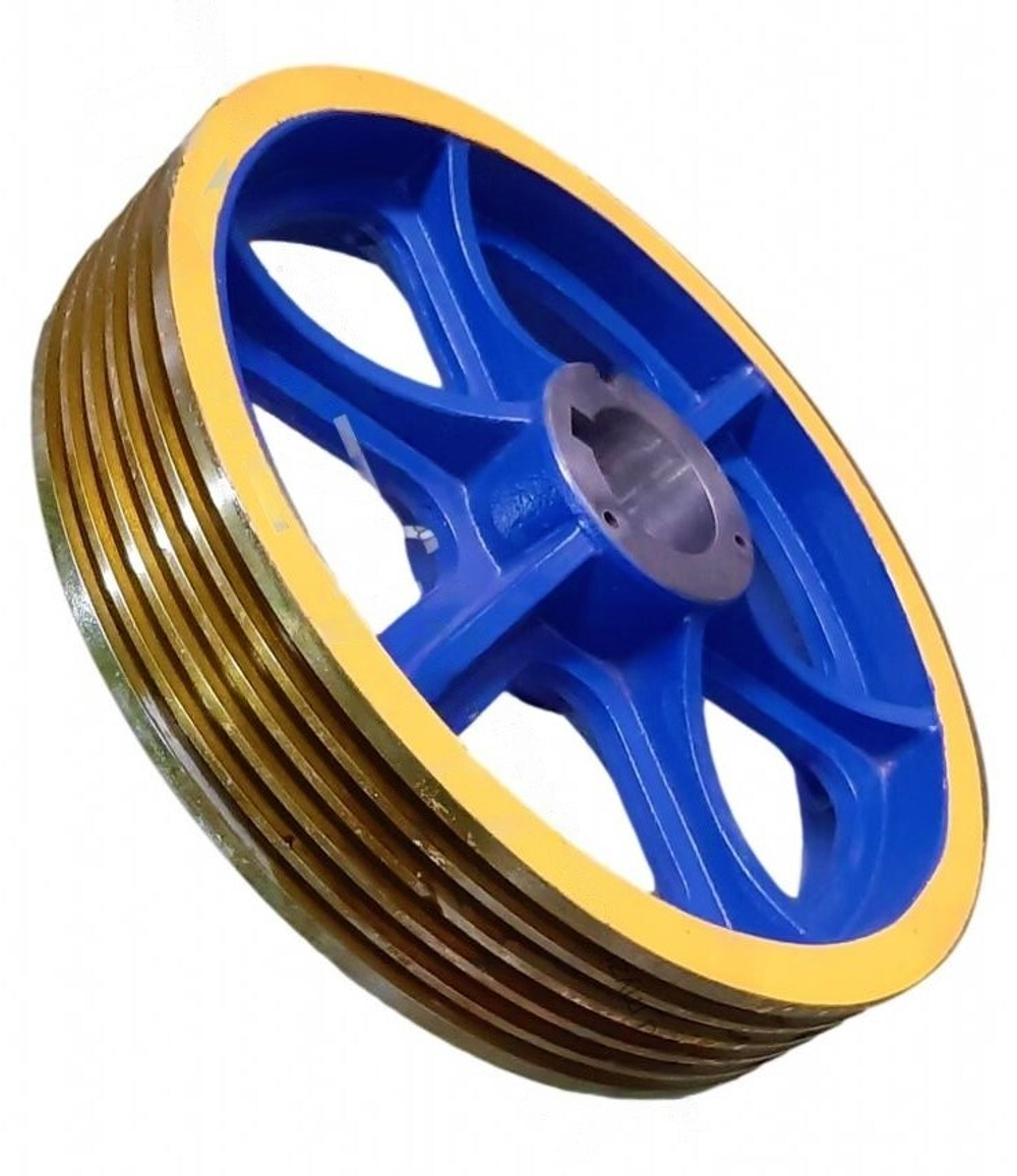 Канатоведущий шкив D610x5x13мм для лебедки 21HT XIZI OTIS