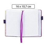 Ежедневник-блокнот Basir, формат А6, серия "Бабочки", 80 листов, размер 16*10.7 см