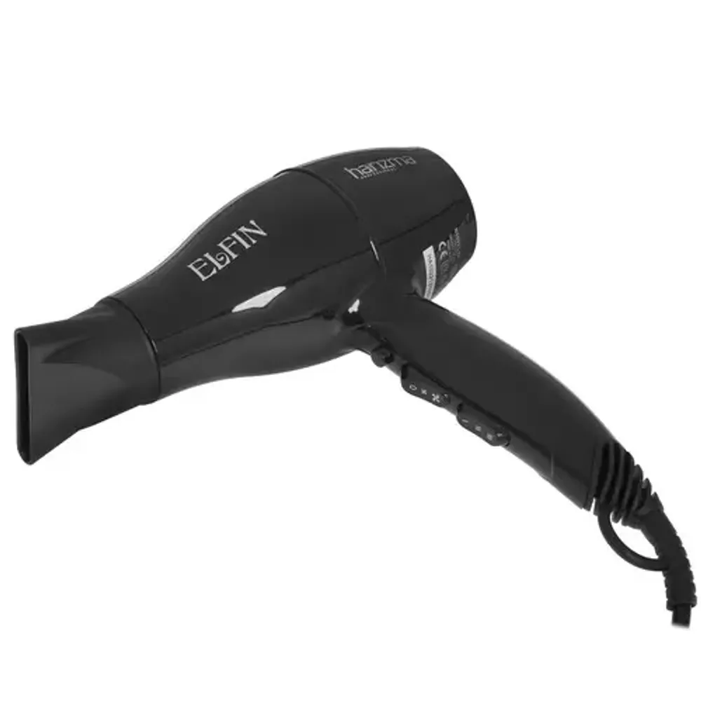 Фен Harizma Elfin, 1900 Вт, черный (h10221-06)