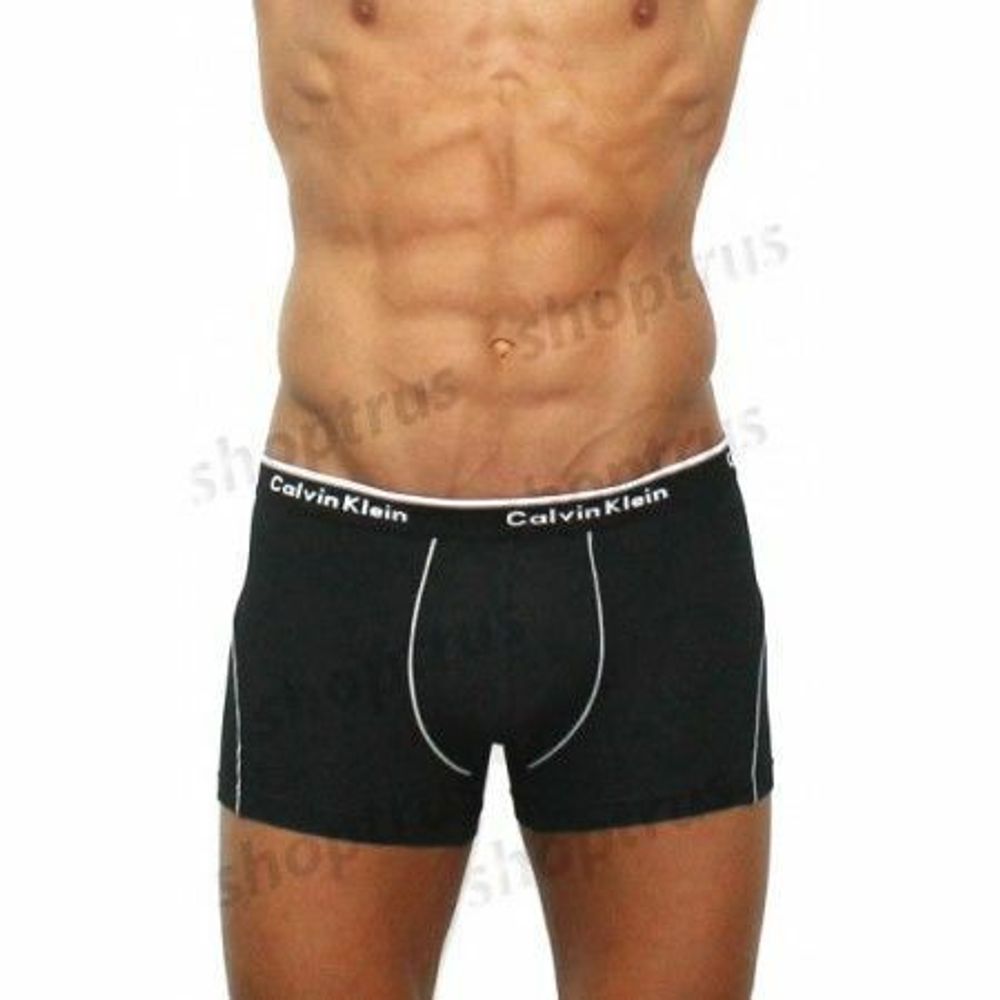 Мужские трусы боксеры черные Calvin Klein Boxer Black