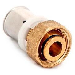 Муфта Uni-Fitt пресс-В 20x3/4EK с накидной гайкой