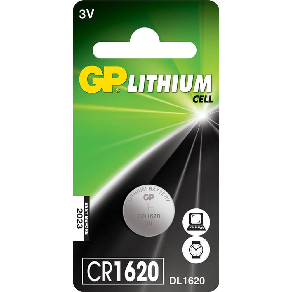 Батарейка CR1620 GP 3V блистер 1 шт.