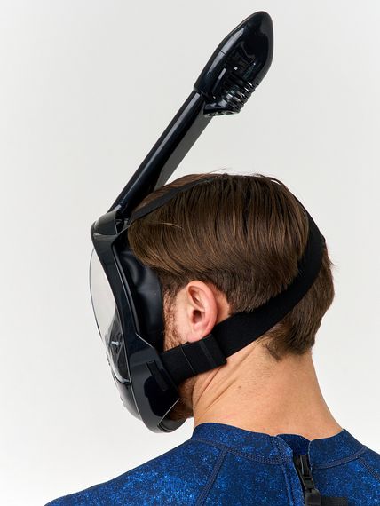 Маска полнолицевая Sargan Планета океан 2.0 черный/черный