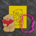 Мишка Тедди №19 с сердцами