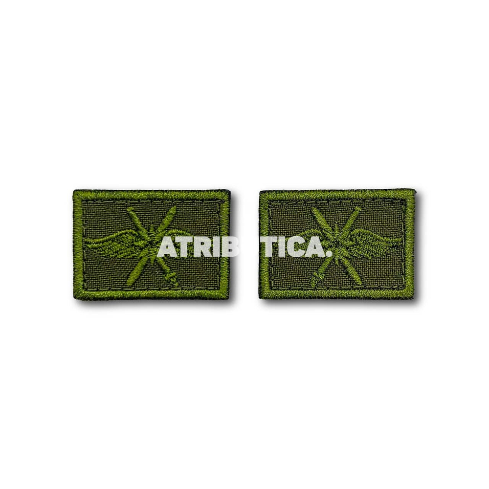 Эмблемы ( Нашивка Знак ) Петличные ( Петлицы ) ВКС Полевые Оливковые | ATRIBUTICASTORE.RU