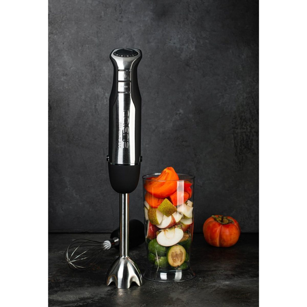 Блендер погружной 1000 Вт, 6 скор, турбо реж, Polaris, PHB 1036AL Titan, чер