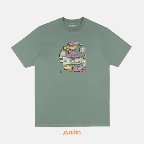 Футболка мужская Carhartt WIP Graft артикул:I033166_park - купить в магазине Дайс