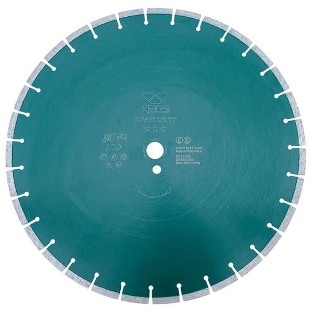 Диск алмазный KEOS Standart сегментный (бетон, железобетон) 700мм/25,4