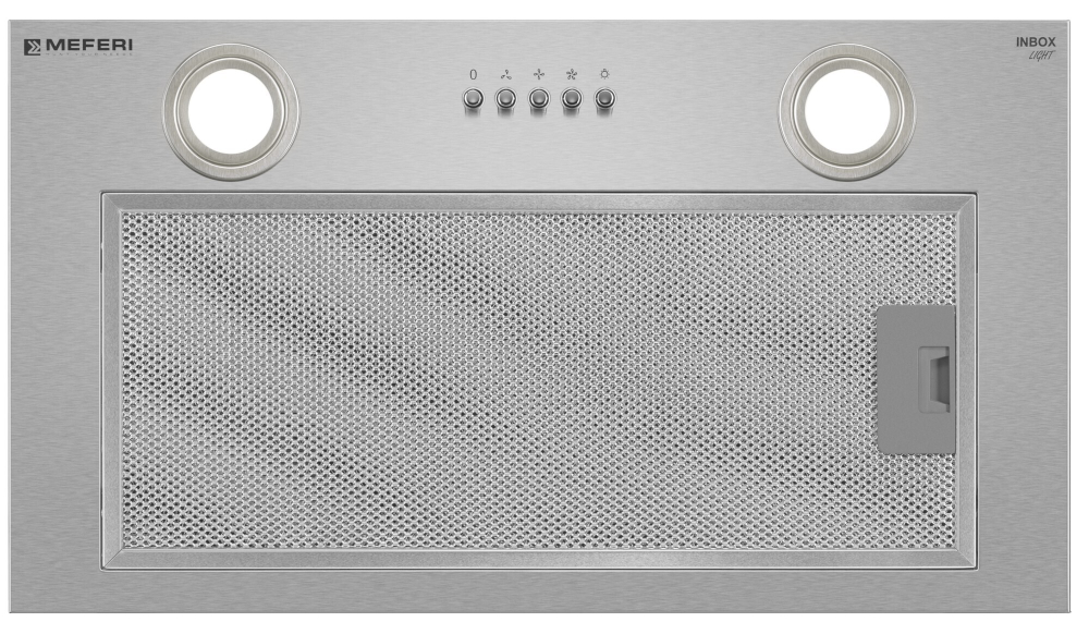 Полновстраиваемая вытяжка Meferi INBOX52IX LIGHT фото 5