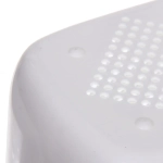 Корзинка для хранения с силиконовыми ручками «БИРСТАД», цвет белый, 27.5*20*18см