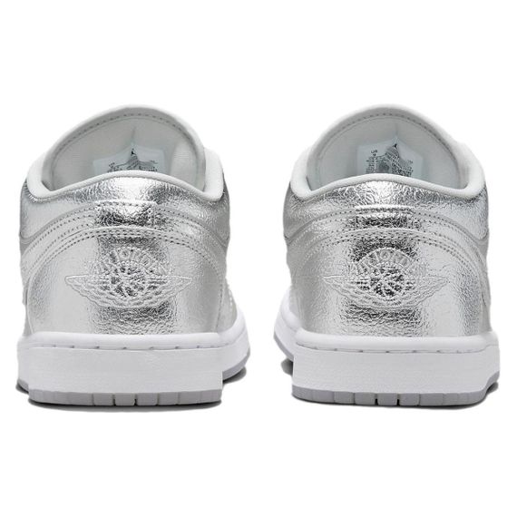 Jordan Air Jordan 1 Винтажные баскетбольные кроссовки с низким верхом Серовато-белый Женски