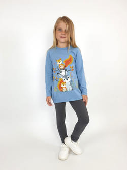 022-01-2 Комплект для девочки (джемпер+ лосины)