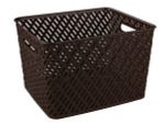 Корзина "Плетенка" 350*290*225мм (коричневый)