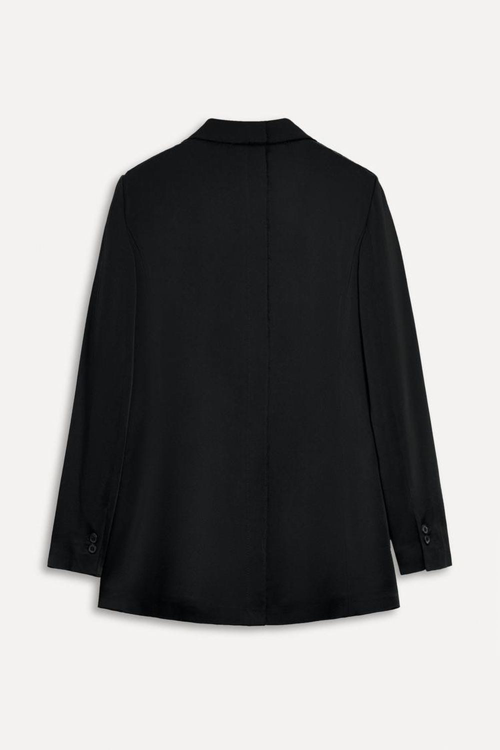 ZARA АТЛАСНЫЙ КОСТЮМНЫЙ ПИДЖАК — 50TH ANNIVERSARY, ЧЕРНЫЙ