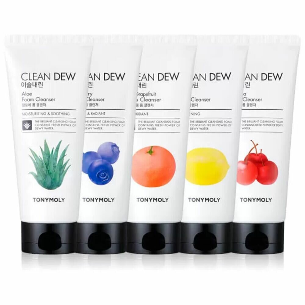 Пенка для лица Tony Moly Clean Dew Seed Foam Cleanser Lemon (Лимон) 180 мл.