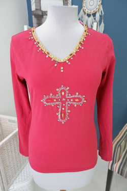 Джемпер Y.o.u. с аппликацией 46 размер