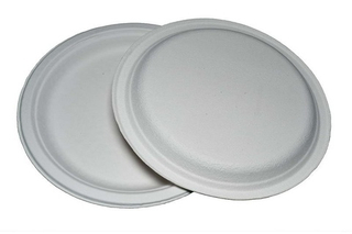 Тарелка Д=205мм бессекц ПП белая Поликом /100шт