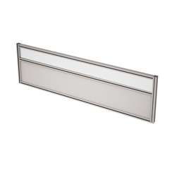 7ДС.0516 Перегородка настольная комби АРГО, ЛДСП+СТЕКЛО (1400*500*29)