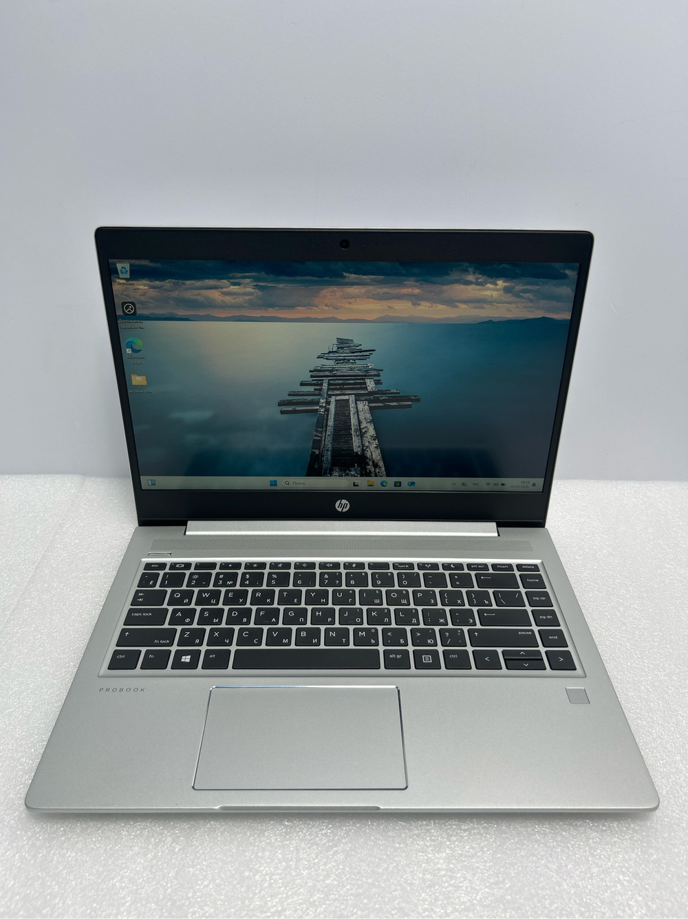 Ноутбук HP ProBook 445R G6 14"/Ryzen 5 4500U/RAM 16 GB/SSD 512 GB/AMD Radeon Graphics/ 1920x1080/IPS/Windows 11/Подсветка кл-ры:нет/серебристый. Состояние: B2