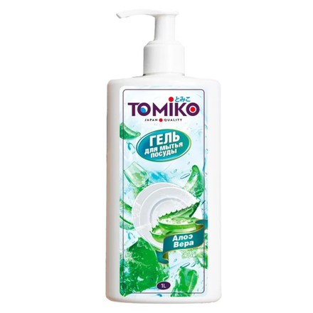 Гель для посуды TOMIKO Алоэ Вера 1 л