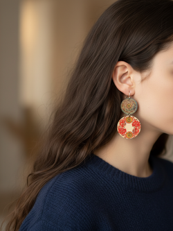 Этнические серьги Лада