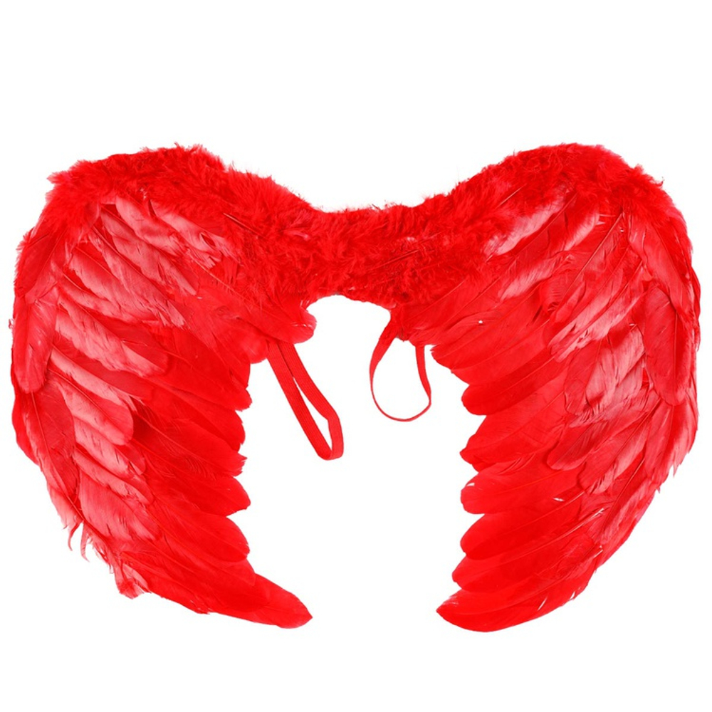 Крылья ангела в красном цвете, 40х55см
