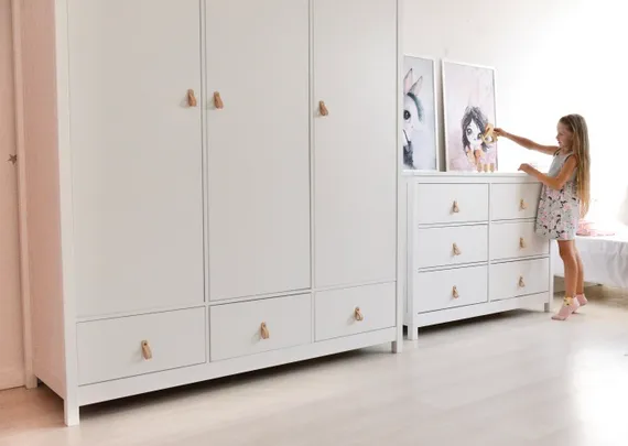 Шкаф Wood 3-х створчатый (белый)