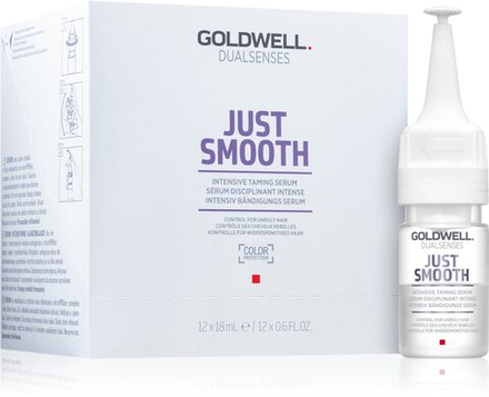 Goldwell Dualsenses Just Smooth - разглаживающая сыворотка для непослушных и вьющихся волос /   12x18  ml  / GTIN 4021609061342
