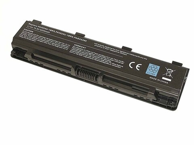 Аккумуляторная батарея для ноутбука Toshiba Satellite C800 (PA5024U-1BRS) 10.8V 5200mAh OEM черная