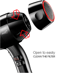 Фен для волос 2000Вт Valera Swiss Silent Jet Light Ionic Rotocord SXJ 7500 D RC