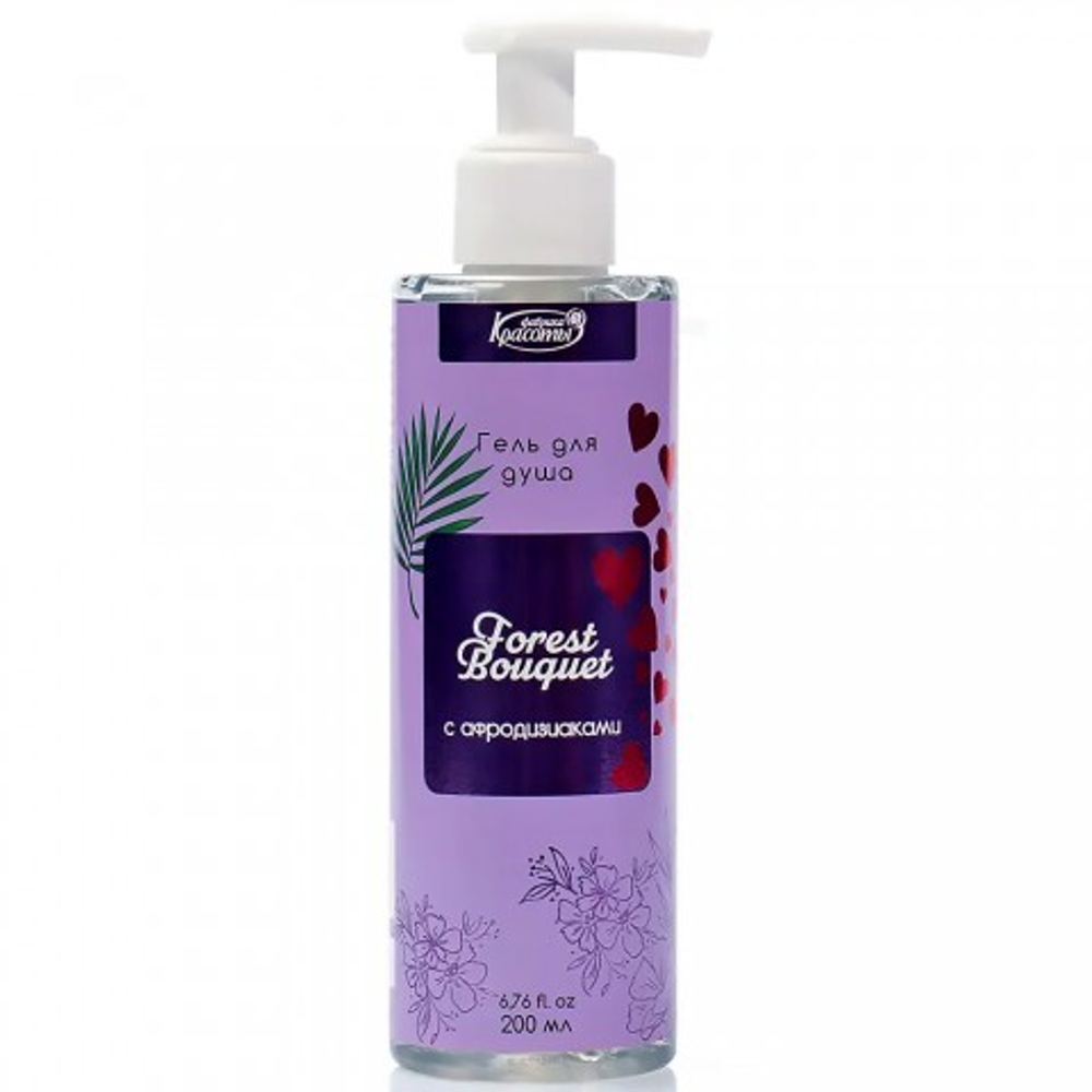 Гель для душа c афродизиаками Forest Bouqet, 200 мл