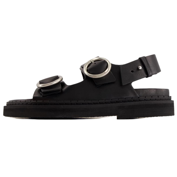 Amiparis Flat Sandal 'Black'