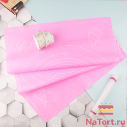 Силиконовый коврик с разметкой 70x50 см