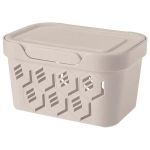 Ящик с крышкой универсальный deluxe, 189х110 мм, 1,9л (светло-бежевый)