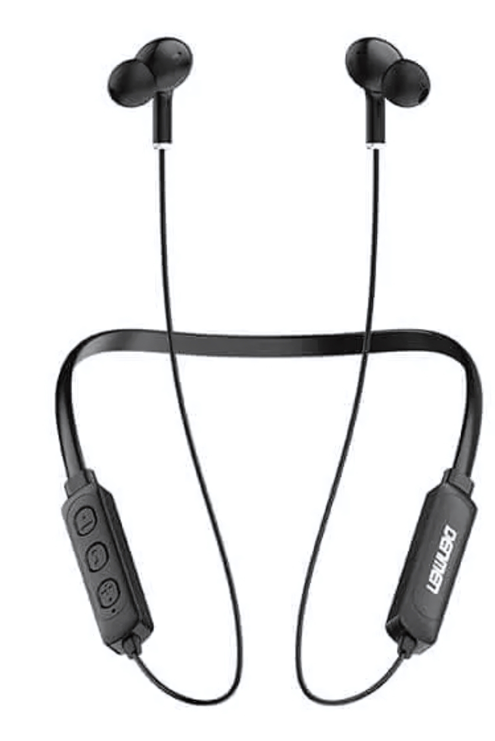 Bluetooth - гарнитура DENMEN DL02, вакуумные, BT5.0, 90mAh Black