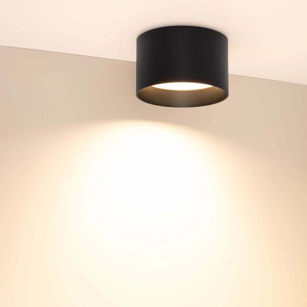 Светильник SP-BISCOTTO-R140-15W Warm3300-MIX (BK, 80 deg, 230V) (Arlight, IP54 Металл, 5 лет) 054916