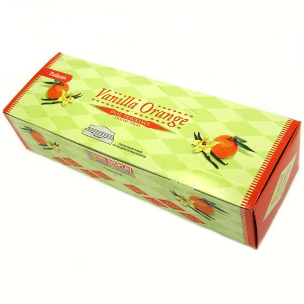 Tulasi Vanilla Orange шестигранник Благовоние Ваниль Апельсин
