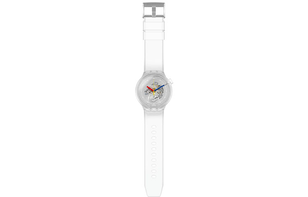 SWATCH Unisex White Watch SO27E100