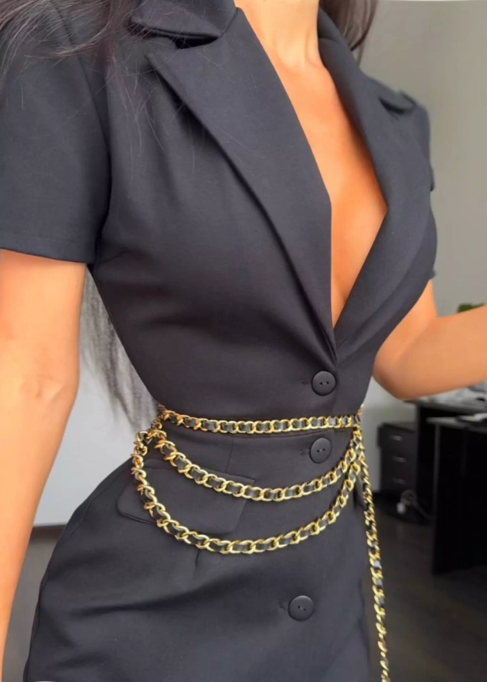 Платье "Four Seasons", Черный