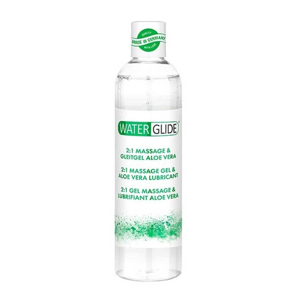 Гель-смазка 2-в-1 Waterglide Massage&Lubricant Aloe Vera 300мл