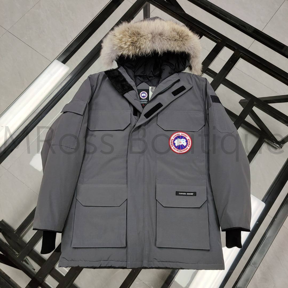 Серая пуховая парка Heritage Expedition Canada Goose премиум класса