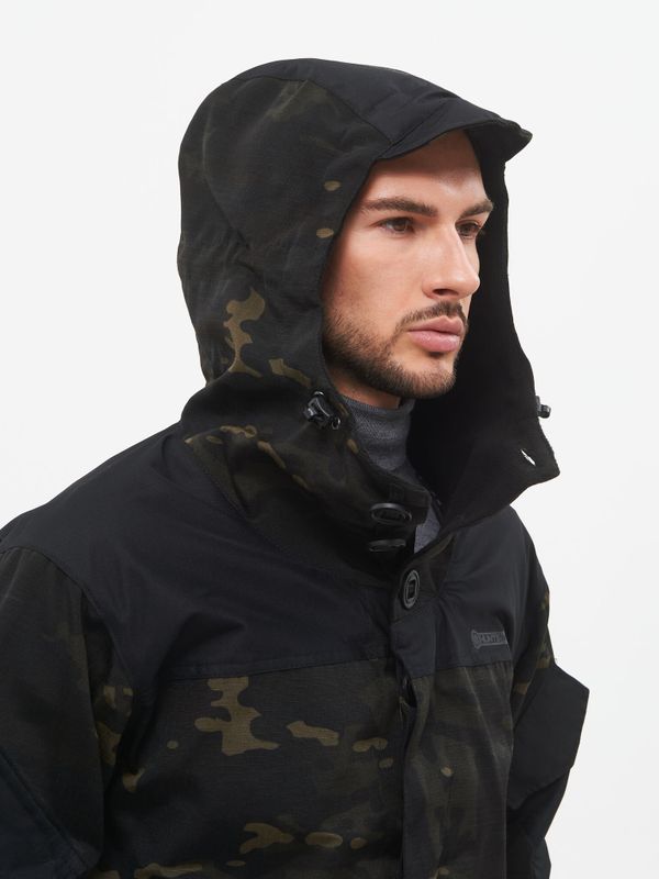 Костюм демисезонный Горка-3 Сombo ткань Смесовая Рип-Стоп/Cat's Eye цвет Мультикам City/Черный