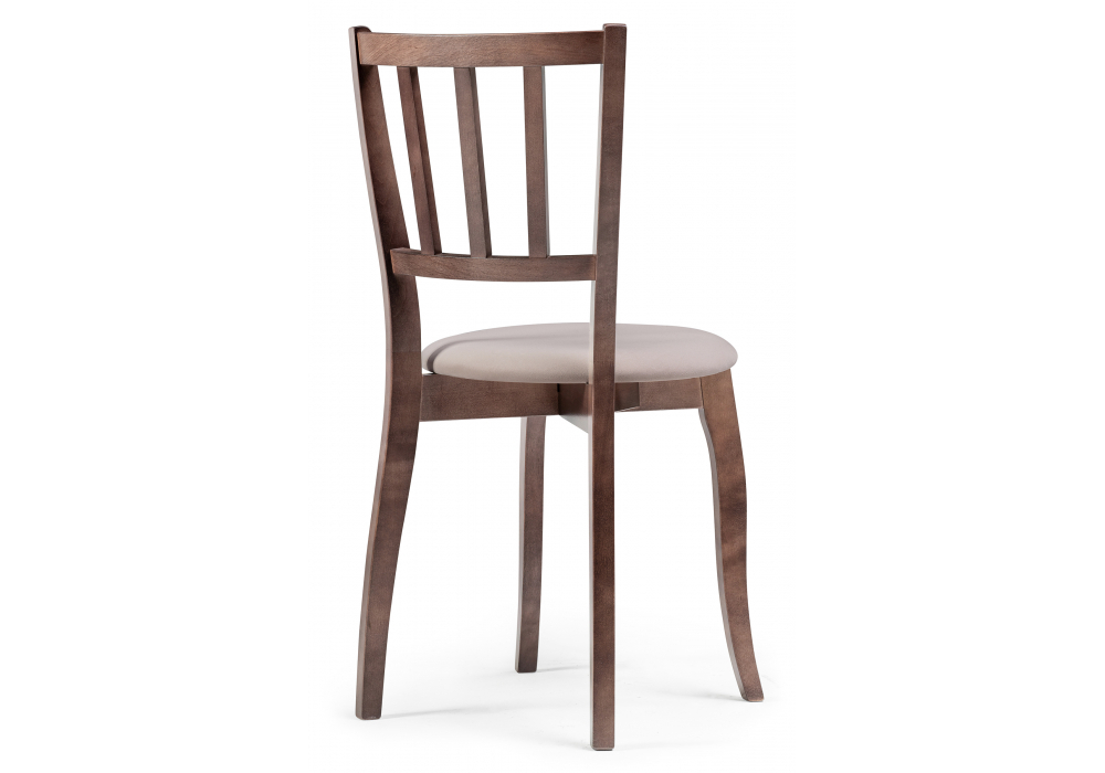 Стул деревянный Woodville Айра бежевый, орех, ножки орех